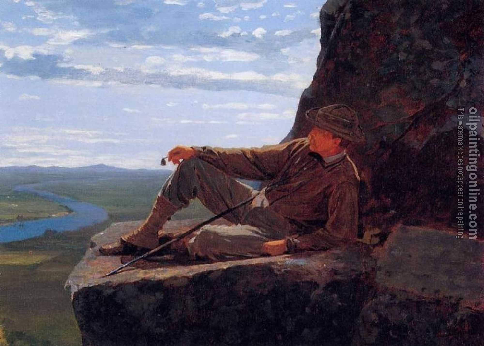 Homer, Winslow - Mountain Climber Resting